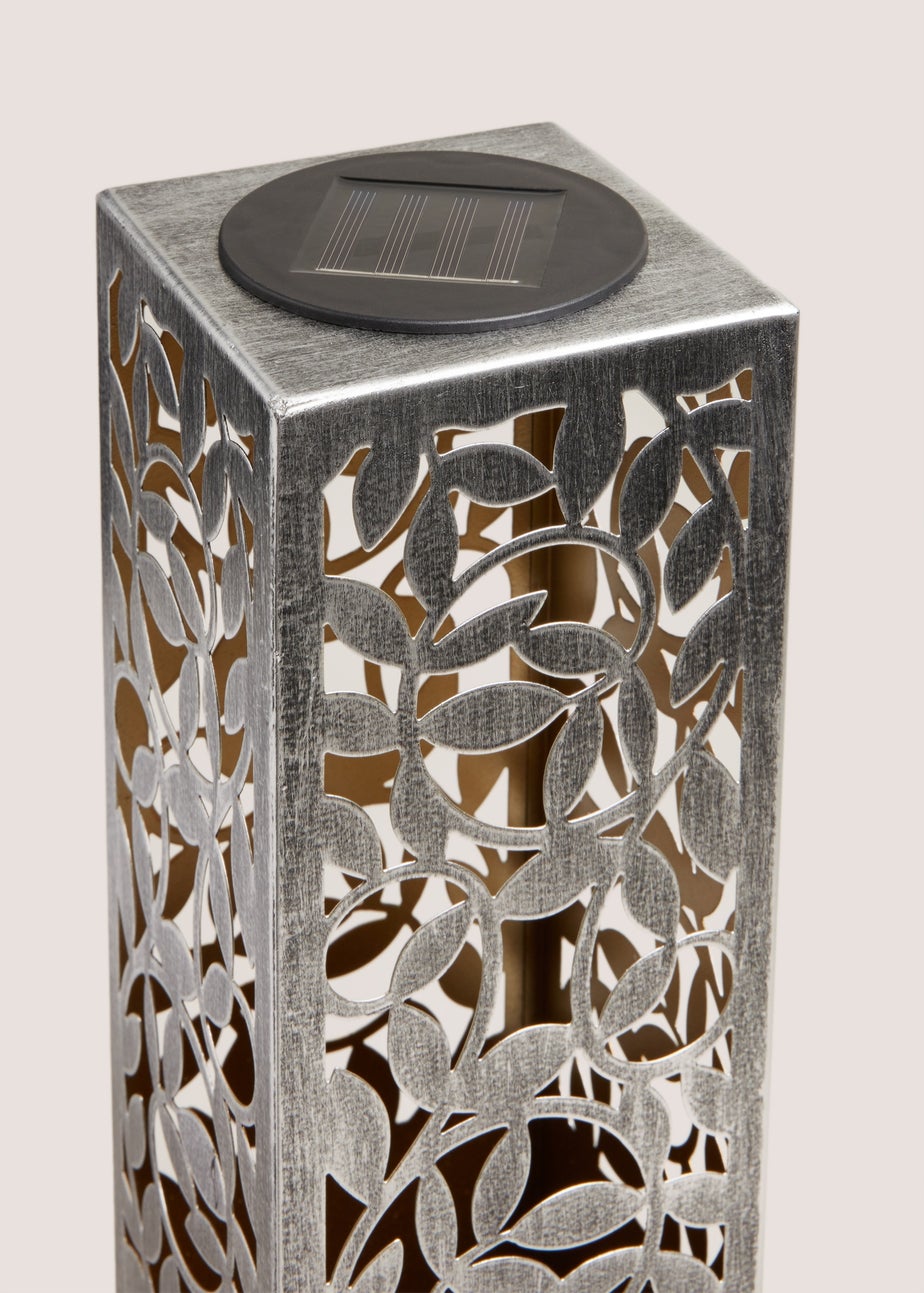 Outdoor Metal Solar Post (8cm x 10cm x48cm)