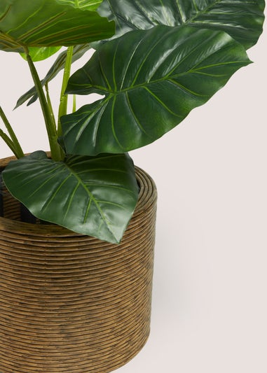Outdoor Rattan Woven Baseless Round Planter (36cm x 36cm x 29cm)