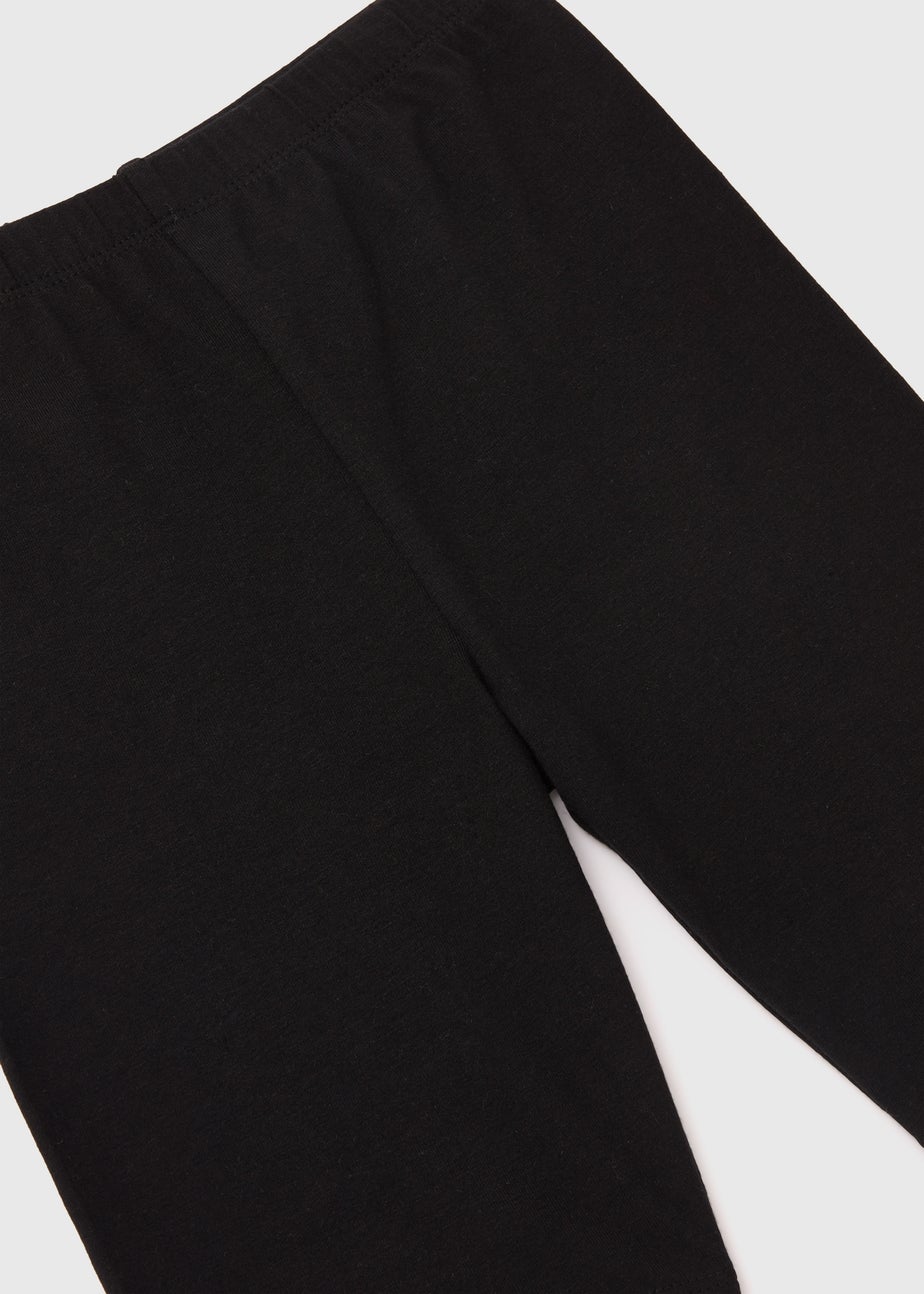 Girls Black Cycling Shorts (1-7yrs)