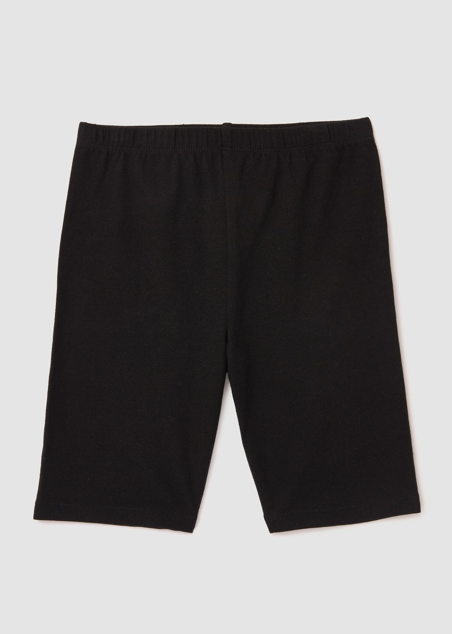 Girls Black Cycling Shorts (1-7yrs)
