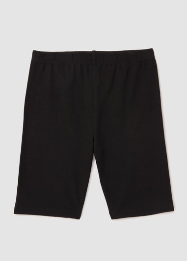 Girls Black Cycling Shorts (1-7yrs)