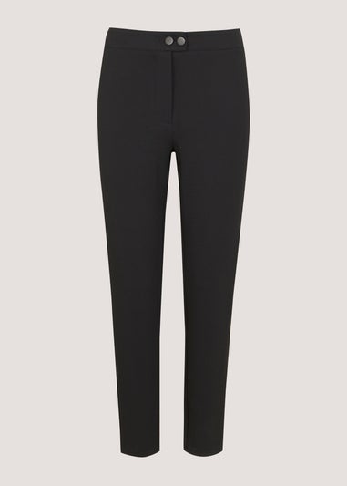Papaya Petite Black Ponte Trousers
