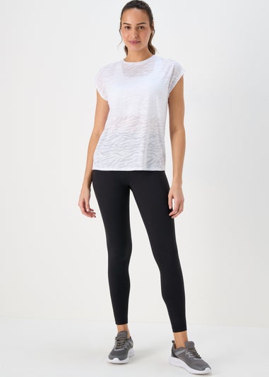 Souluxe White Burnout T-Shirt