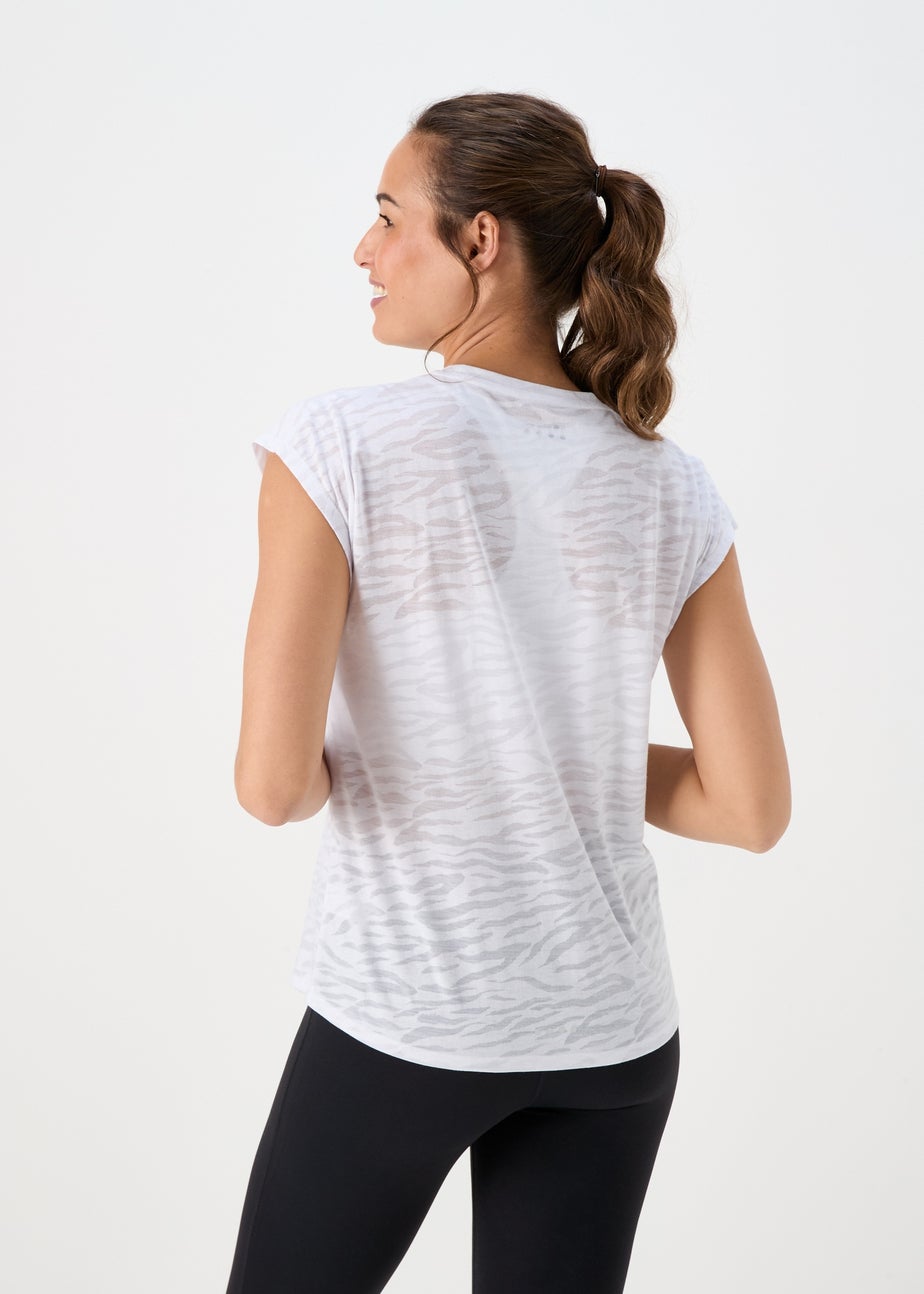 Souluxe White Burnout T-Shirt