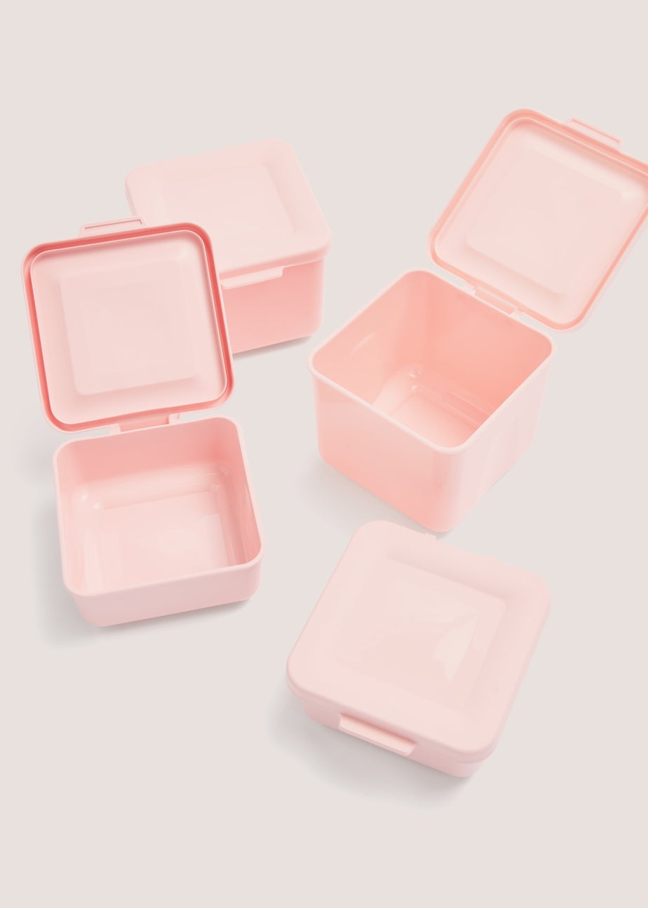 Pink Snack Pots Set