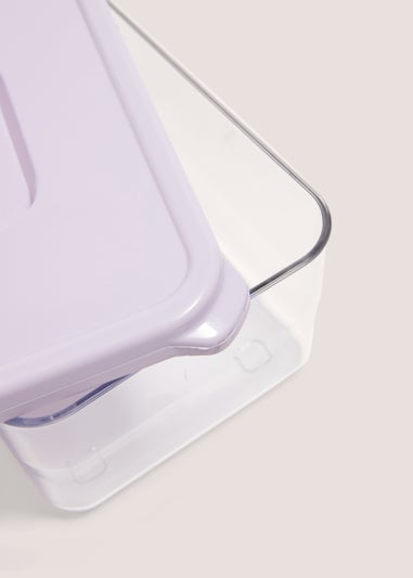 Purple Lunch Box (18cmx12cmx8cm)