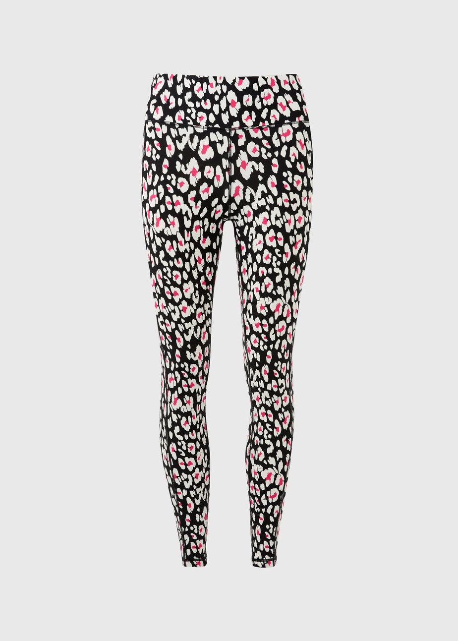 Souluxe Black/White Leopard Print Leggings