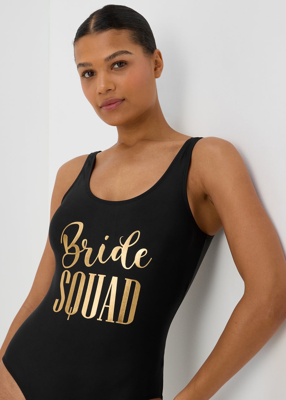 Black Bridesmaid Swimsuit