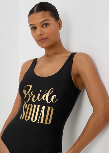 Black Bridesmaid Swimsuit