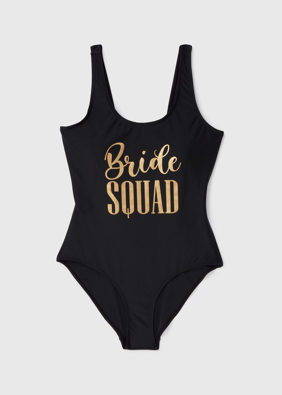 Black Bridesmaid Swimsuit