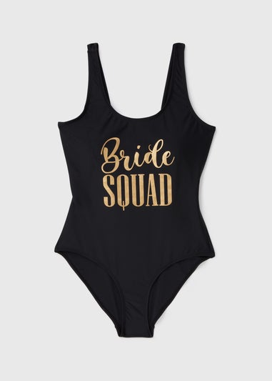 Black Bridesmaid Swimsuit