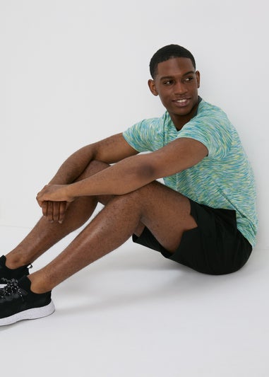 Souluxe Teal Space Dye T-Shirt