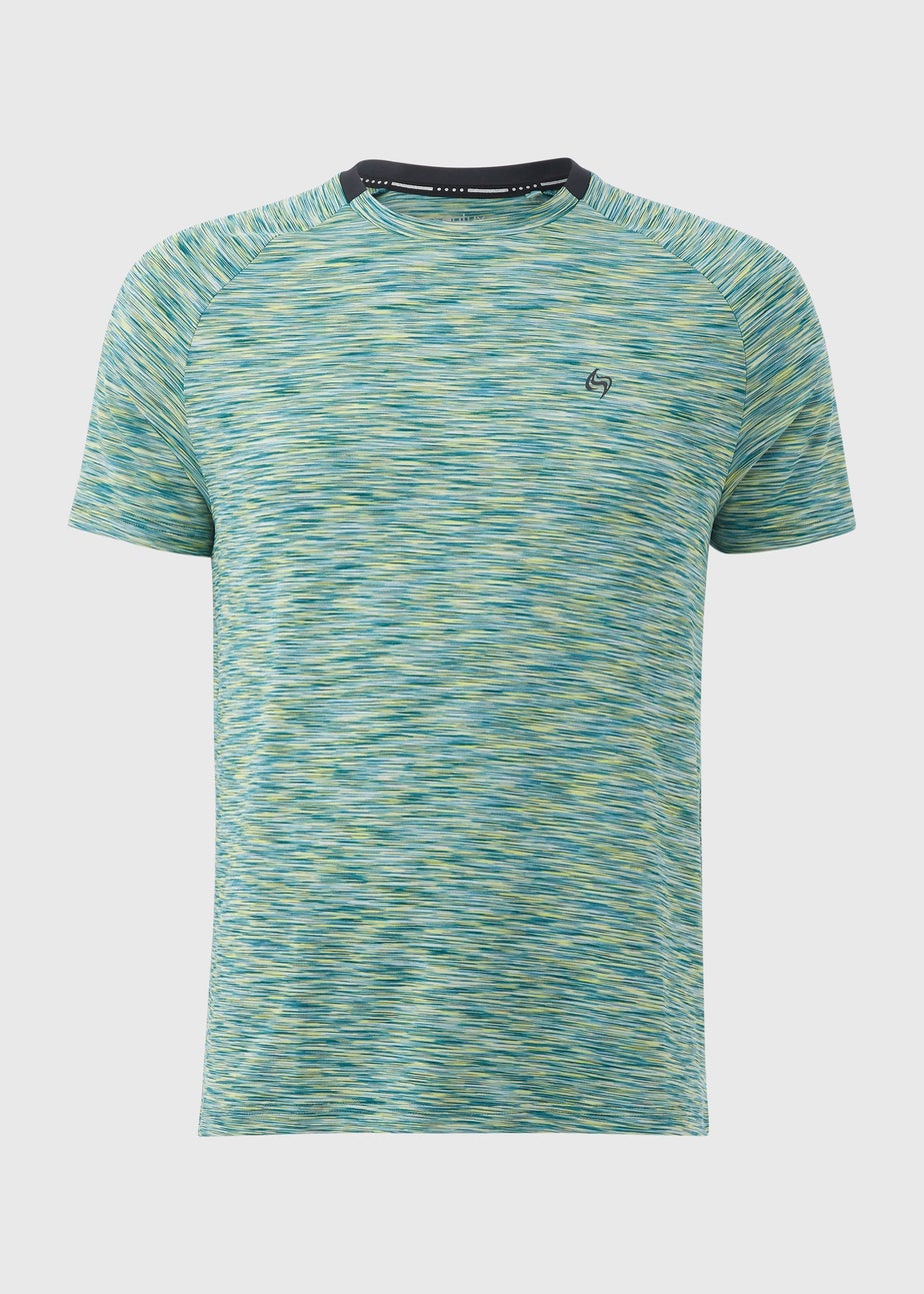 Souluxe Teal Space Dye T-Shirt