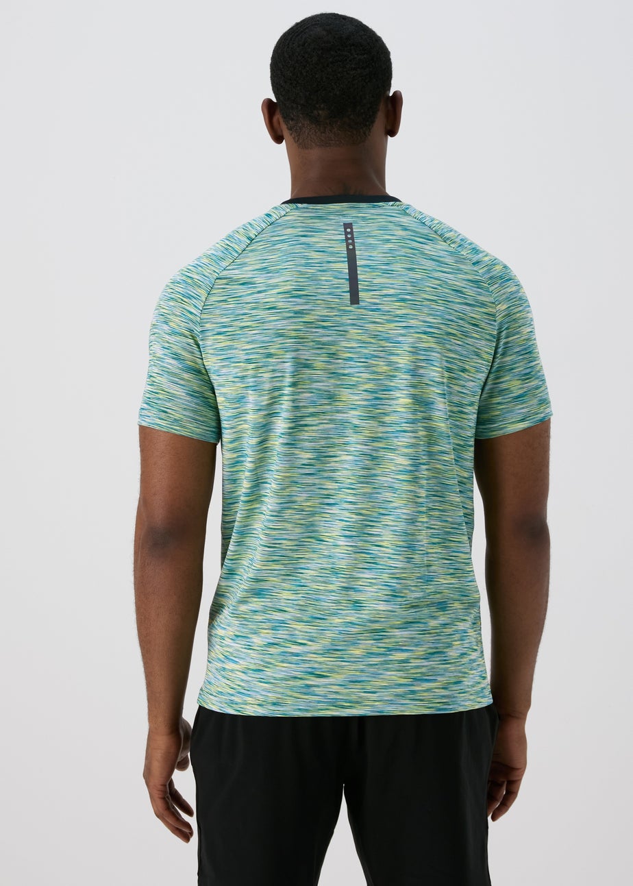 Souluxe Teal Space Dye T-Shirt