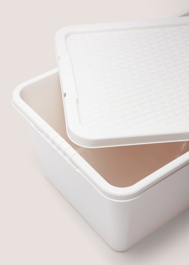 Grey Rattan Box (45L)