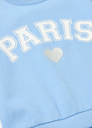 Girls Blue 2 in 1 Costal Retreat Sweatshirt (7-13yrs)