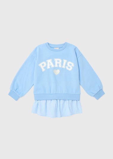 Girls Blue 2 in 1 Costal Retreat Sweatshirt (7-13yrs)