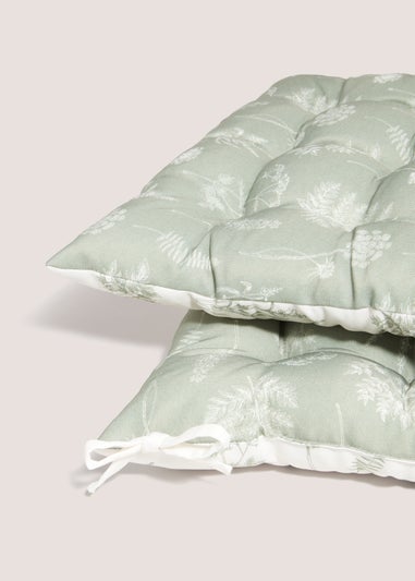 Outdoor White Retreat Seat Pads (40cm x 40cm)