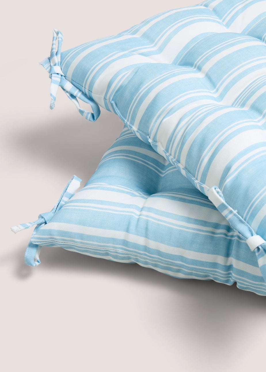 2 Pack Stripe Seat Pads (40cm x 40cm)