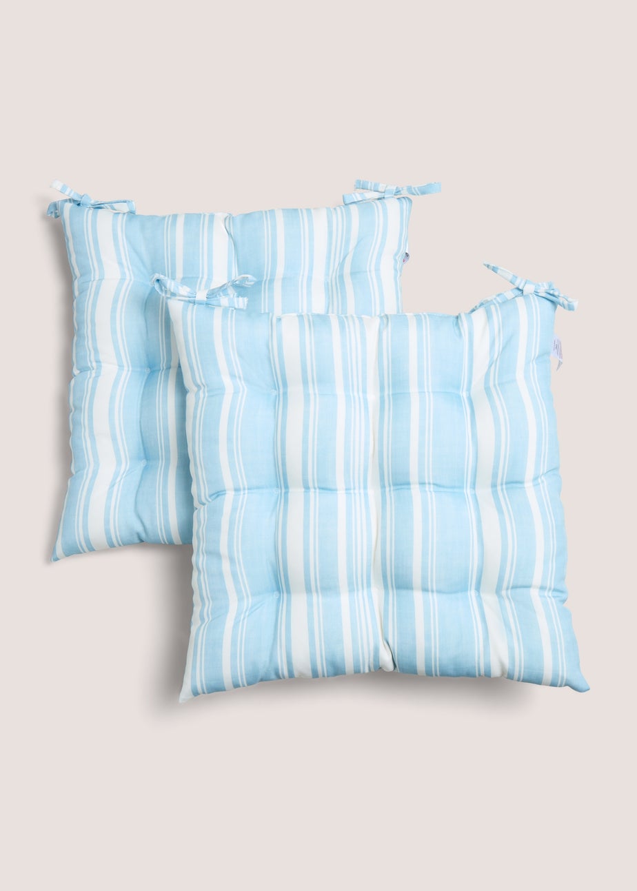 2 Pack Stripe Seat Pads (40cm x 40cm)