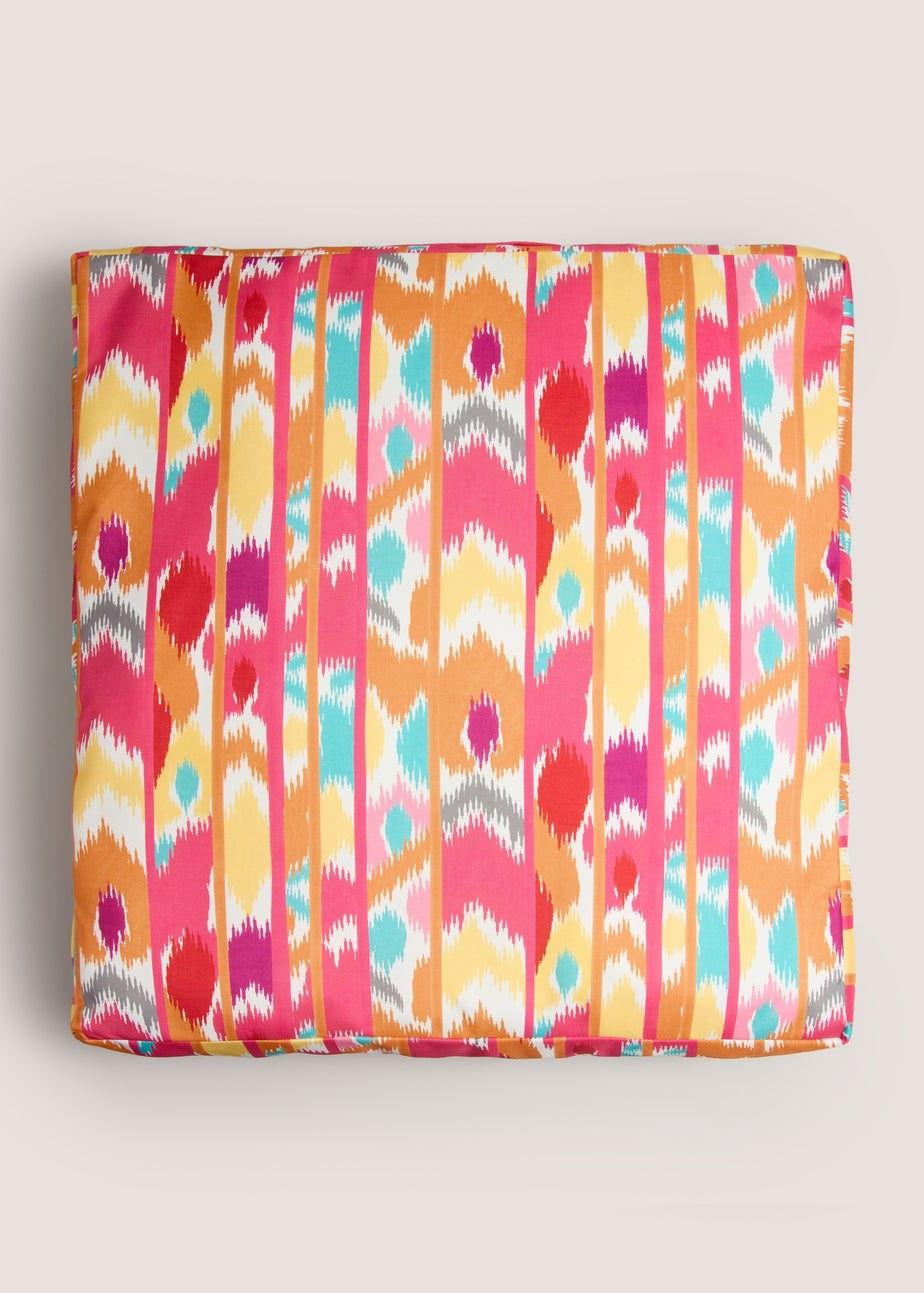 Outdoor Multicolour Global Floor Cushion (59cm x 59cmx10cm)