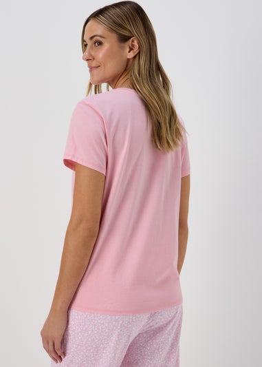 Pink Lazy Days Pyjama T-Shirt