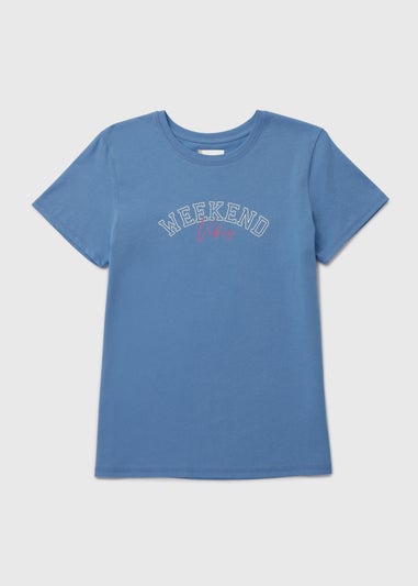 Blue Weekend Vibes Pyjama T-Shirt