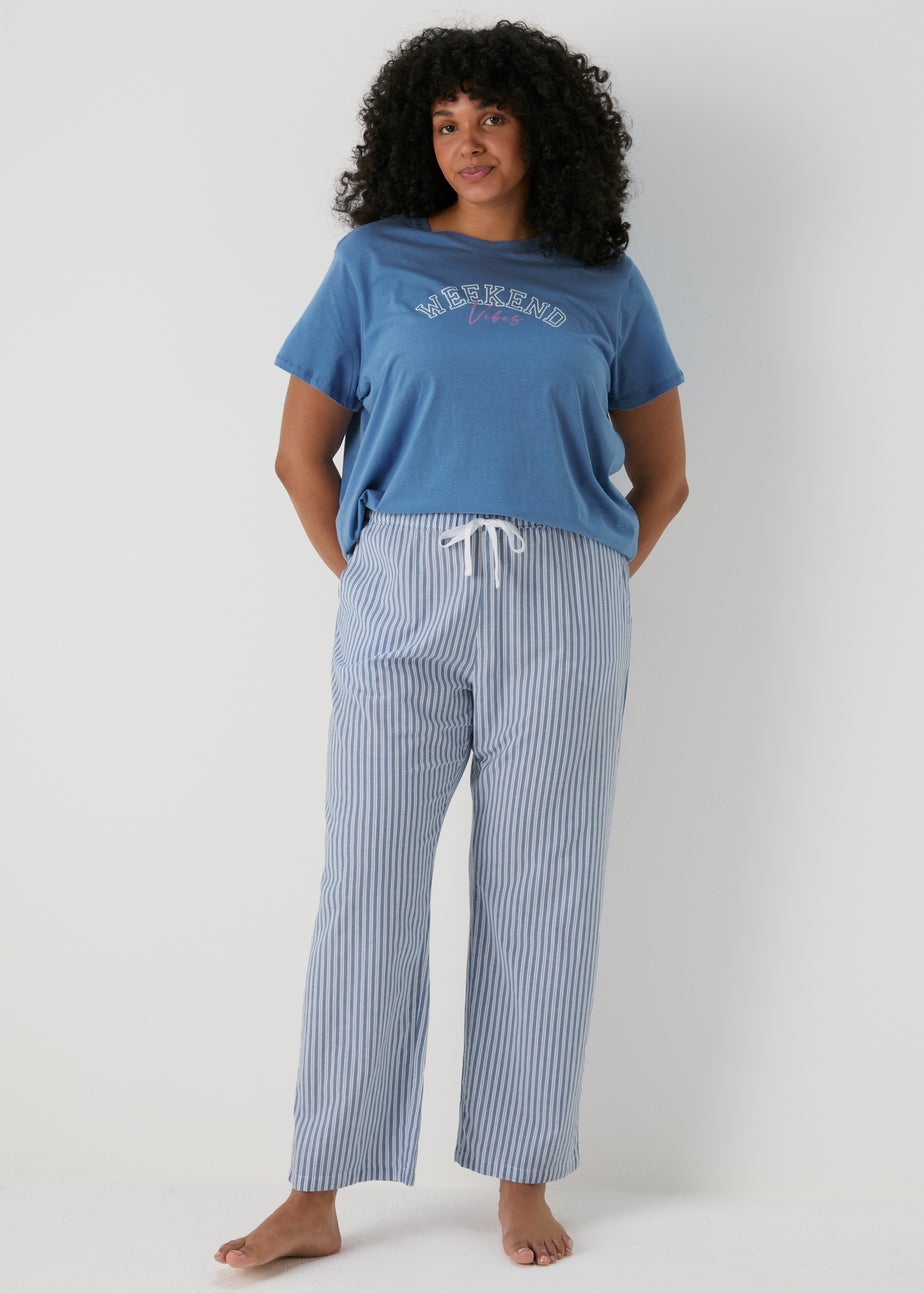 Blue Weekend Vibes Pyjama T-Shirt
