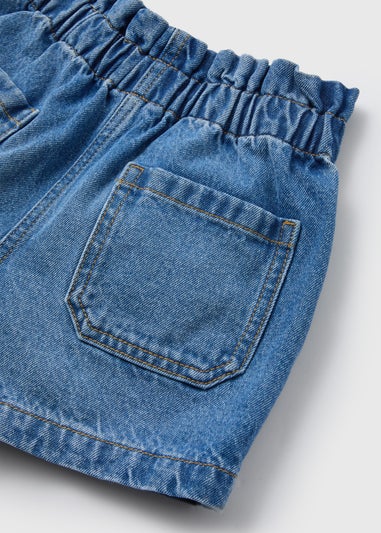 Girls Mid Wash Denim Shorts (7-15yrs)