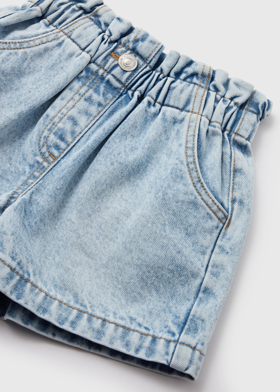 Girls Lightwash Denim Shorts (7-15yrs)