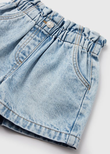 Girls Lightwash Denim Shorts (7-15yrs)