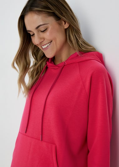 Souluxe Pink Longline Hoodie