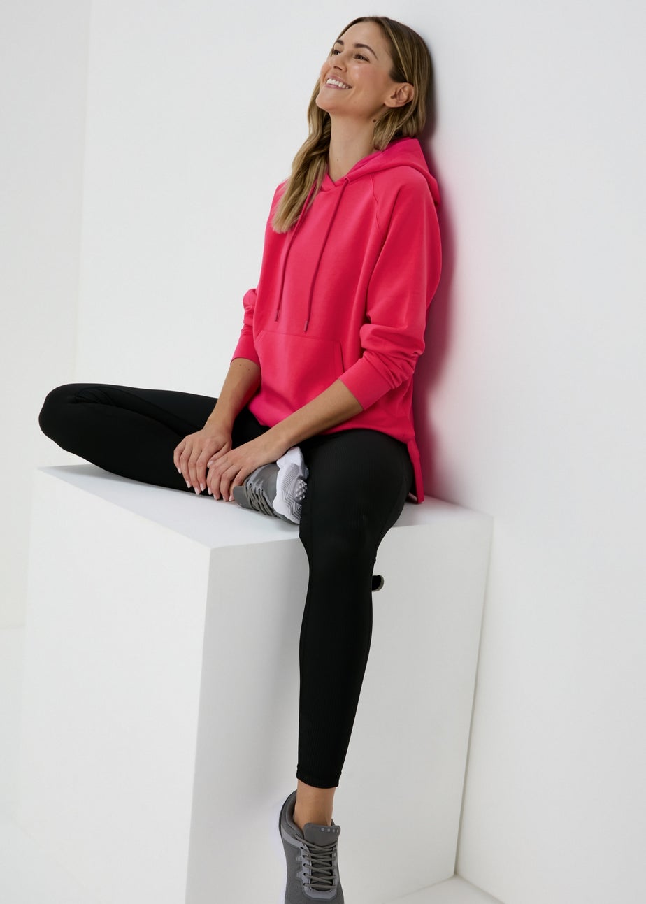 Souluxe Pink Longline Hoodie