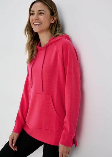 Souluxe Pink Longline Hoodie