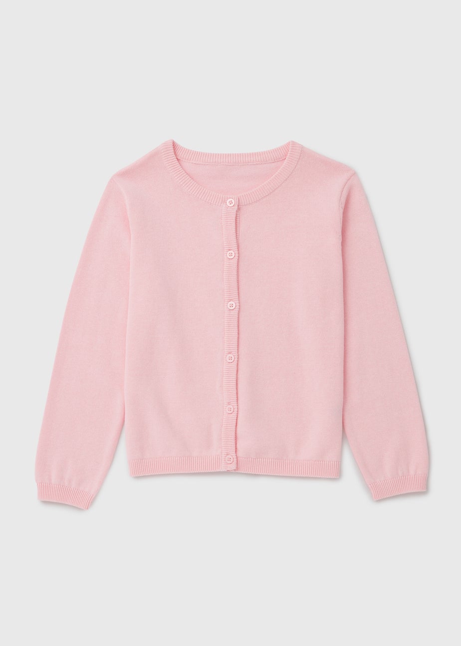 Girls Pink Cardigan (1-7yrs)