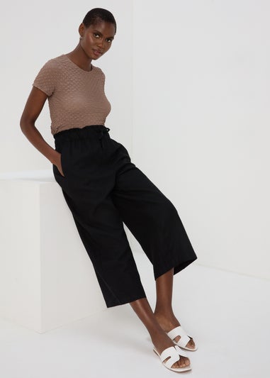 Beige Textured T-Shirt