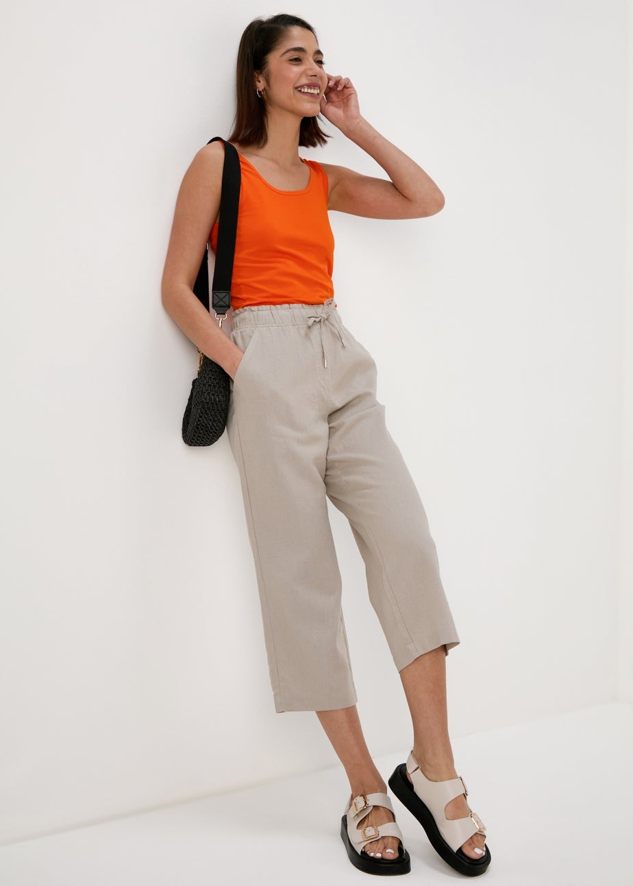 Orange Longline Vest