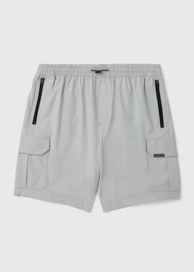 Light Grey Cargo Shorts