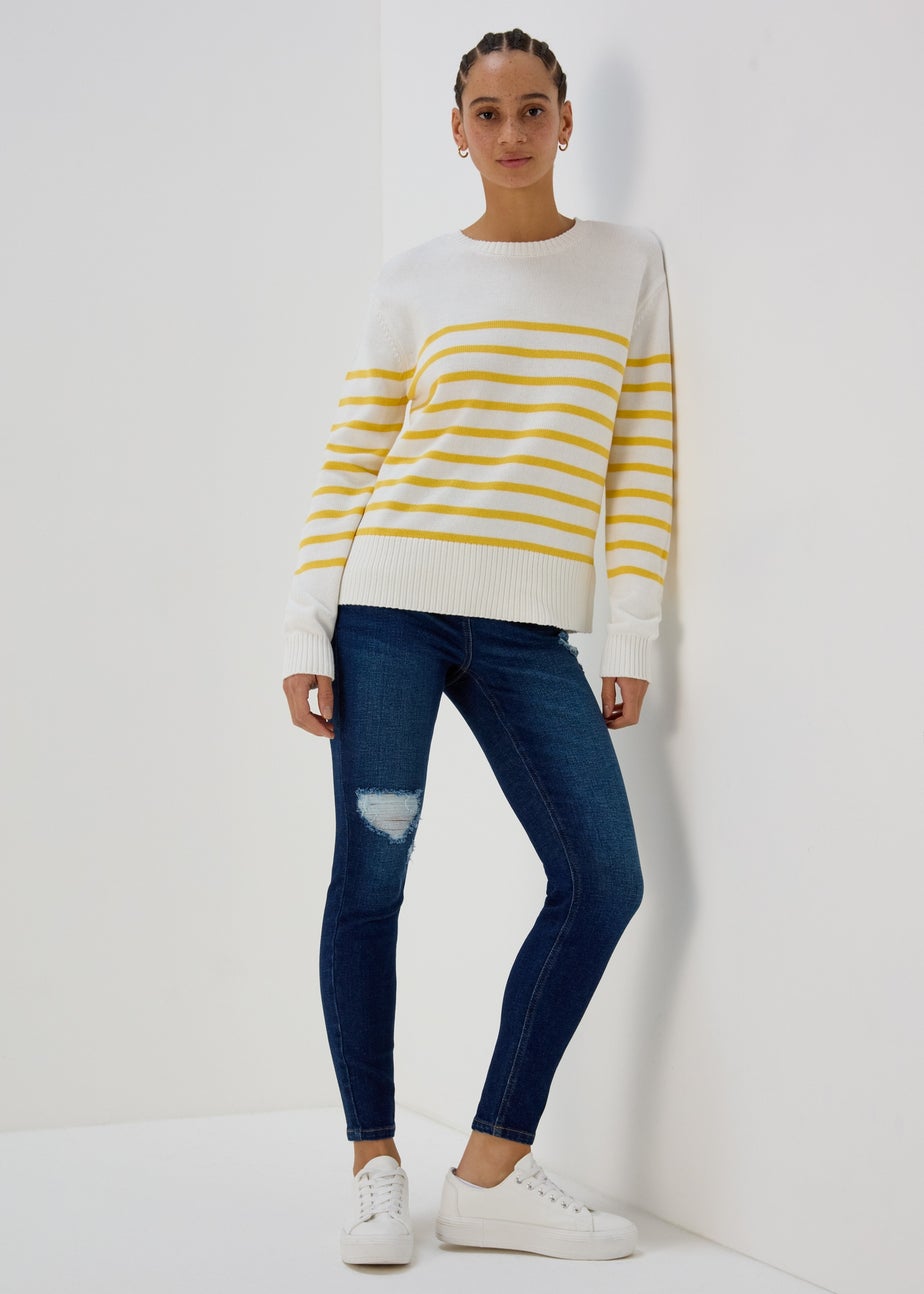 Yellow Stripe Jumper