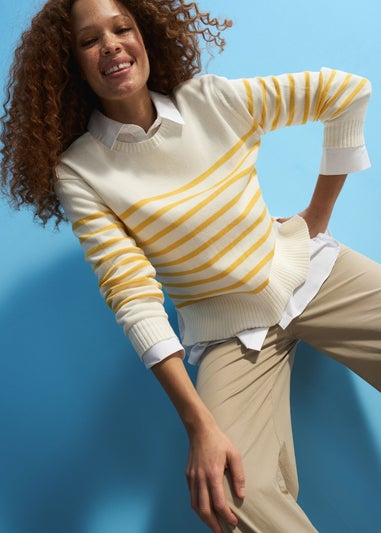 Yellow Stripe Jumper