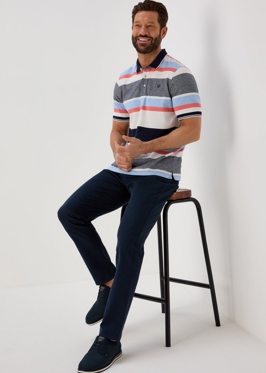 Lincoln Navy 5 Pocket Trousers