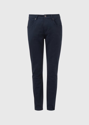 Lincoln Navy 5 Pocket Trousers