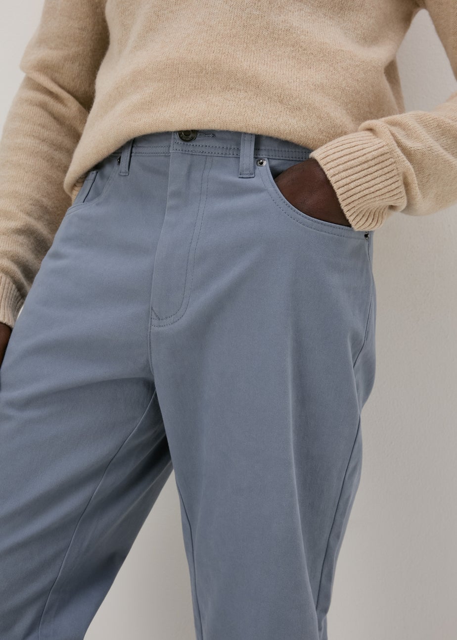 Lincoln Blue 5 Pocket Trousers