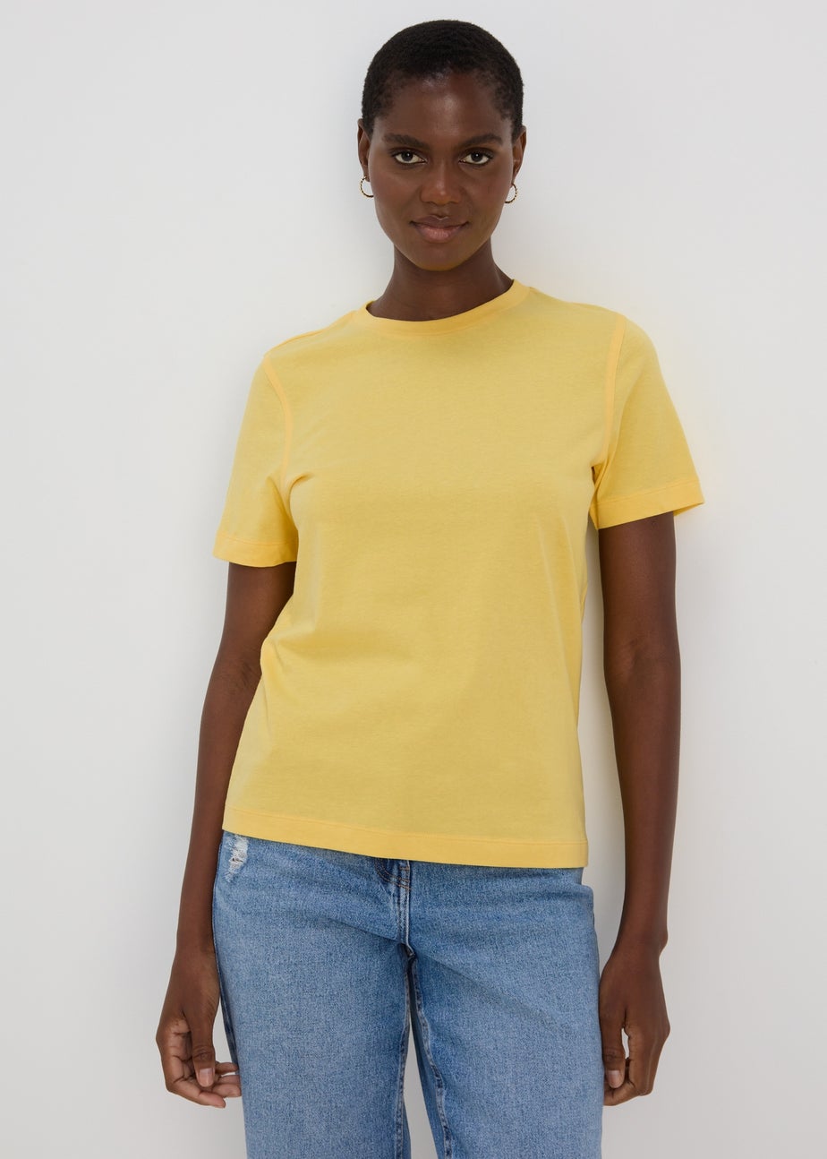 Yellow Plain T-Shirt