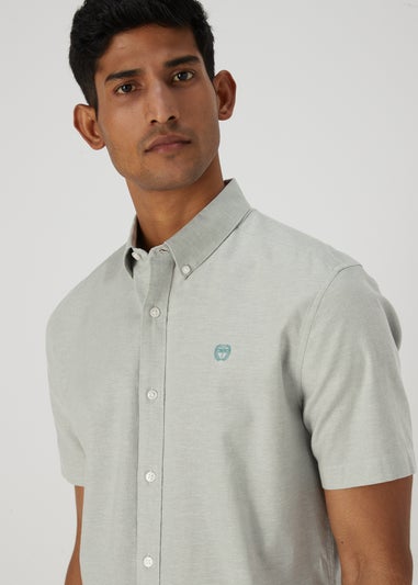 Green Cross Dye Oxford Shirt