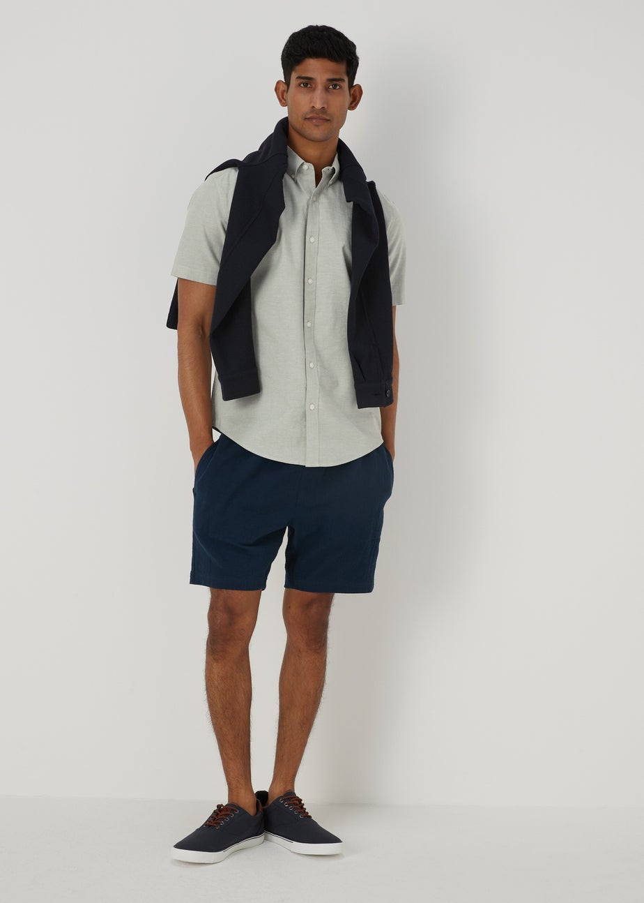 Green Cross Dye Oxford Shirt