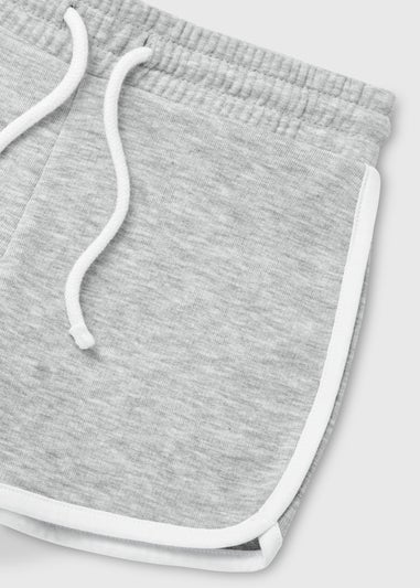 Girls Grey Runner Shorts (7-15yrs)