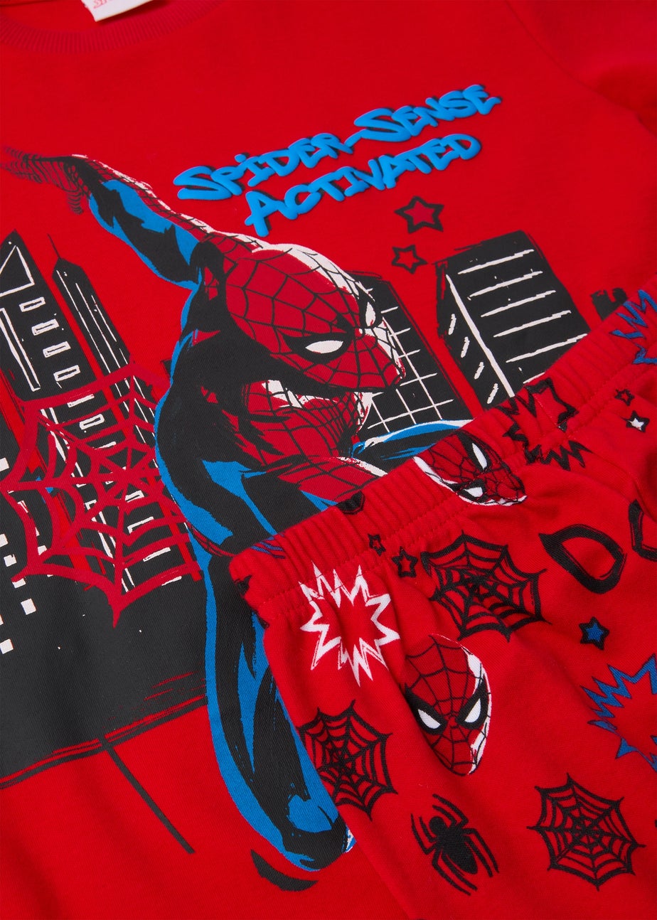 Marvel Kids Spiderman Red Pyjama Set (3-12yrs)