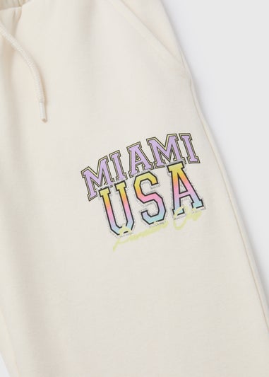 Girls Stone Spring Slogan Joggers (7-15yrs)