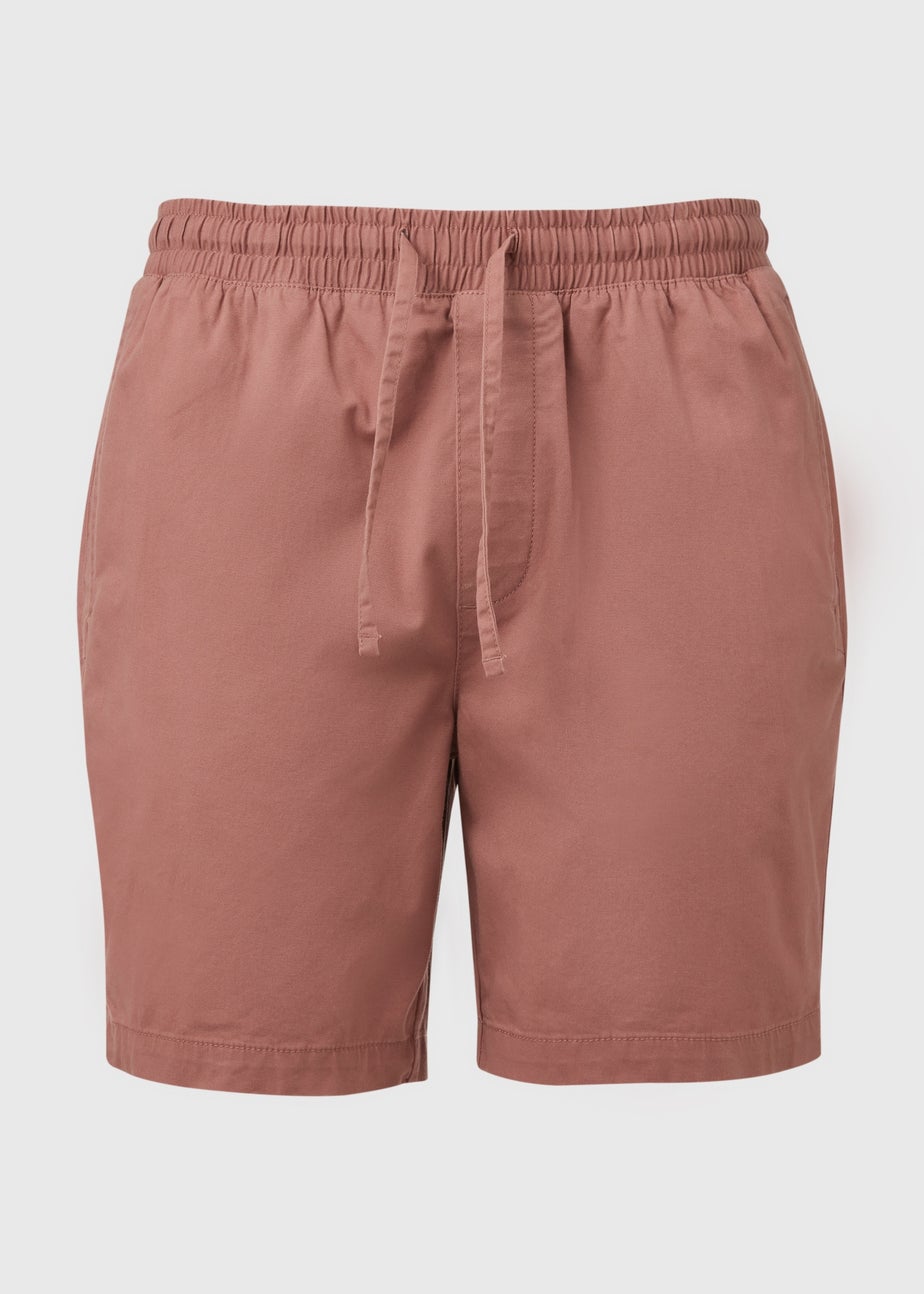 Pink Drawcord Chino Shorts